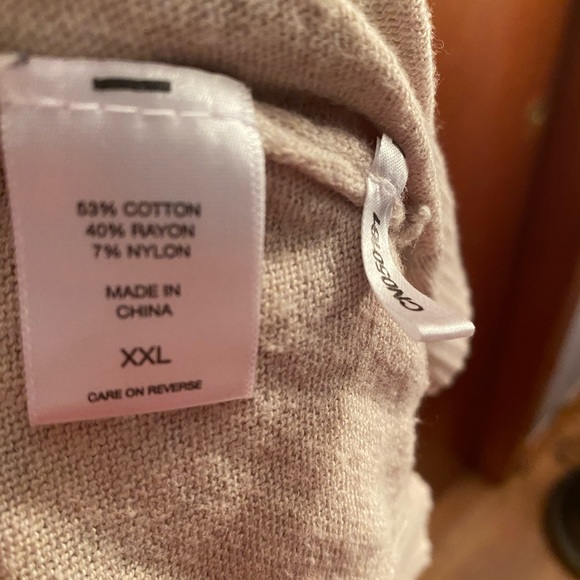 NY&C Beige Lightweight Sweater, xxl - Picture 5 of 5